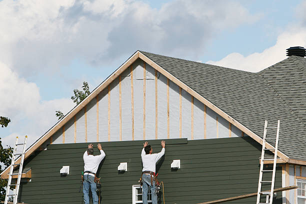 Professional Siding Contractor technician working in Micro, NC